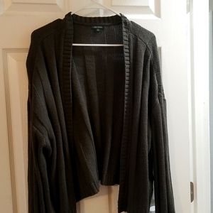 Olive green cardigan